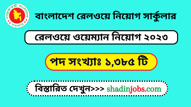 রেলওয়ে ওয়েম্যান নিয়োগ ২০২৩