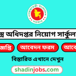 বস্ত্র অধিদপ্তর নিয়োগ বিজ্ঞপ্তি ২০২৫