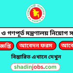 গৃহায়ন ও গণপূর্ত মন্ত্রণালয় নিয়োগ বিজ্ঞপ্তি ২০২৫