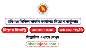 হবিগঞ্জ সিভিল সার্জন কার্যালয় নিয়োগ বিজ্ঞপ্তি ২০২৫