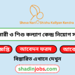 সেবা নারী ও শিশু কল্যাণ কেন্দ্র নিয়োগ বিজ্ঞপ্তি ২০২৫