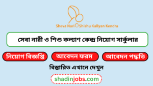 সেবা নারী ও শিশু কল্যাণ কেন্দ্র নিয়োগ বিজ্ঞপ্তি ২০২৫