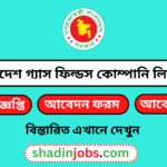 বাংলাদেশ গ্যাস ফিল্ডস কোম্পানি লিমিটেড নিয়োগ বিজ্ঞপ্তি ২০২৫