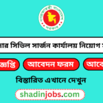 কক্সবাজার সিভিল সার্জন কার্যালয় নিয়োগ বিজ্ঞপ্তি ২০২৫