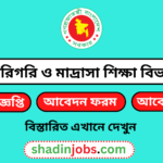 কারিগরি ও মাদ্রাসা শিক্ষা বিভাগ নিয়োগ বিজ্ঞপ্তি ২০২৫