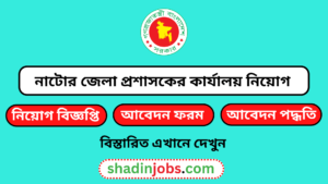 নাটোর জেলা প্রশাসকের কার্যালয়ে নিয়োগ বিজ্ঞপ্তি 2026