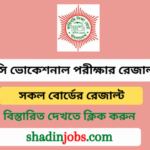 এসএসসি ভোকেশনাল পরীক্ষার রেজাল্ট ২০২৫