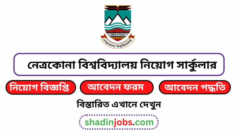 নেত্রকোনা বিশ্ববিদ্যালয় নিয়োগ বিজ্ঞপ্তি ২০২৫
