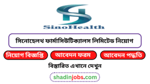 সিনোহেলথ ফার্মাসিউটিক্যালস লিমিটেড নিয়োগ বিজ্ঞপ্তি ২০২৫