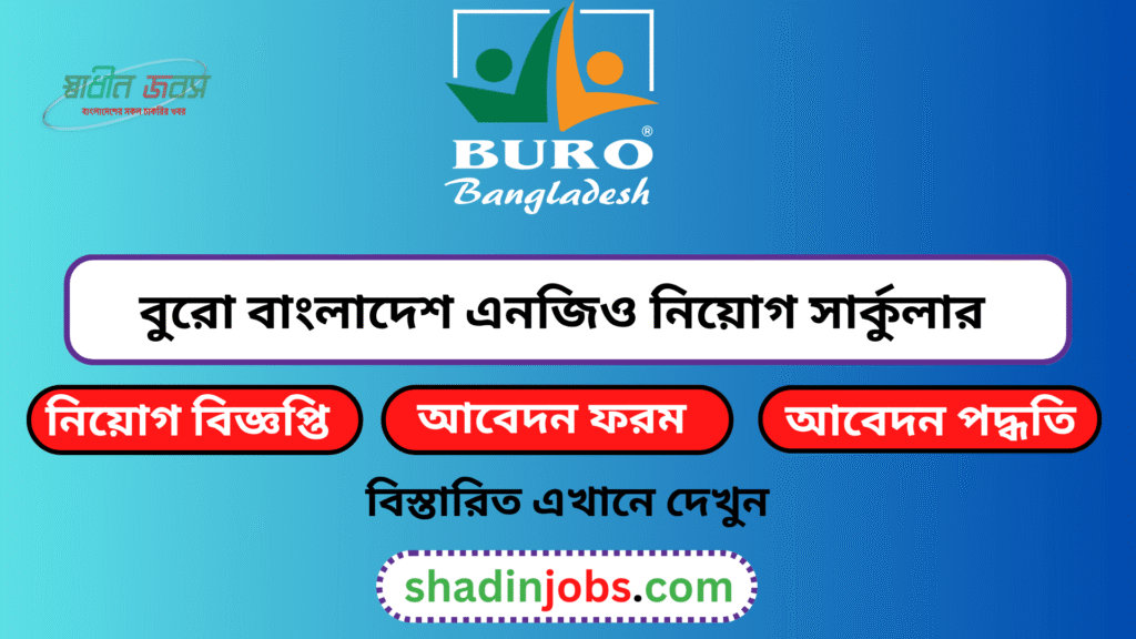 BURO Bangladesh job circular 2026
