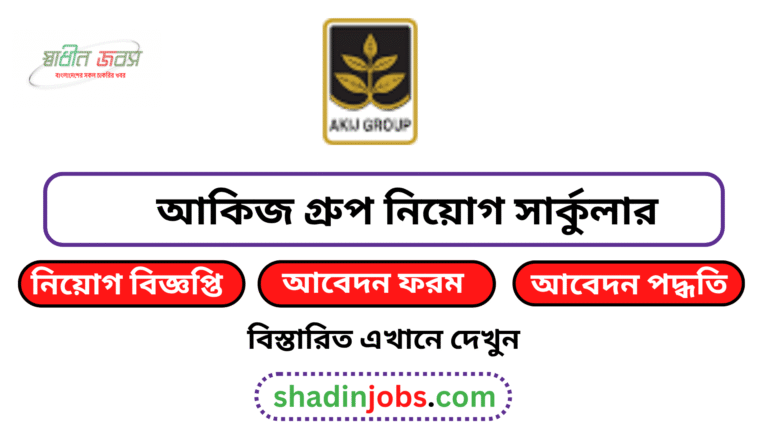 আকিজ গ্রুপ নিয়োগ বিজ্ঞপ্তি ২০২৬