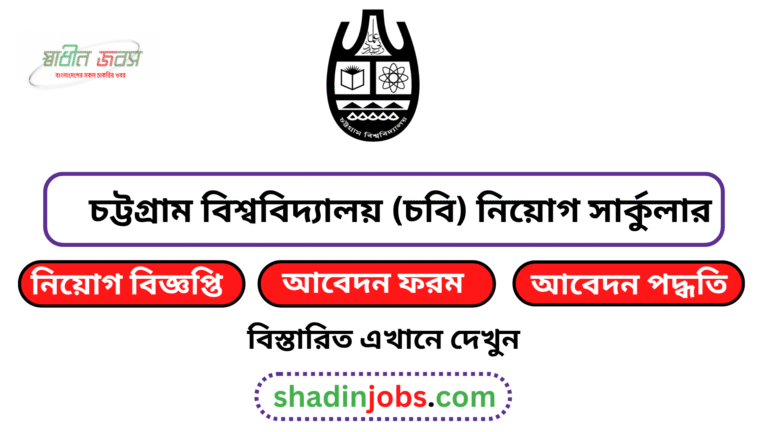 চট্টগ্রাম বিশ্ববিদ্যালয় (চবি) নিয়োগ বিজ্ঞপ্তি ২০২৬