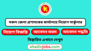 জেলা প্রশাসকের কার্যালয়ে নিয়োগ বিজ্ঞপ্তি ২০২৬-DC Office Job Circular 2026 2 DC Office Job Circular 2026